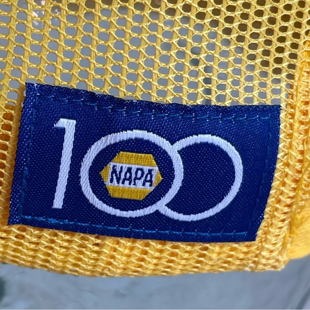 NAPA Yellow Cap with Blue Logo New - Picture 4 of 7